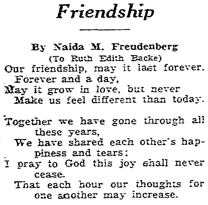 C 1932 - 120 Brotherhood Friendship Quotes