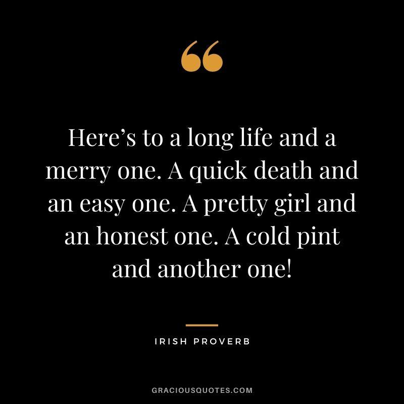one 1 - 120 Irish Quotes About Life