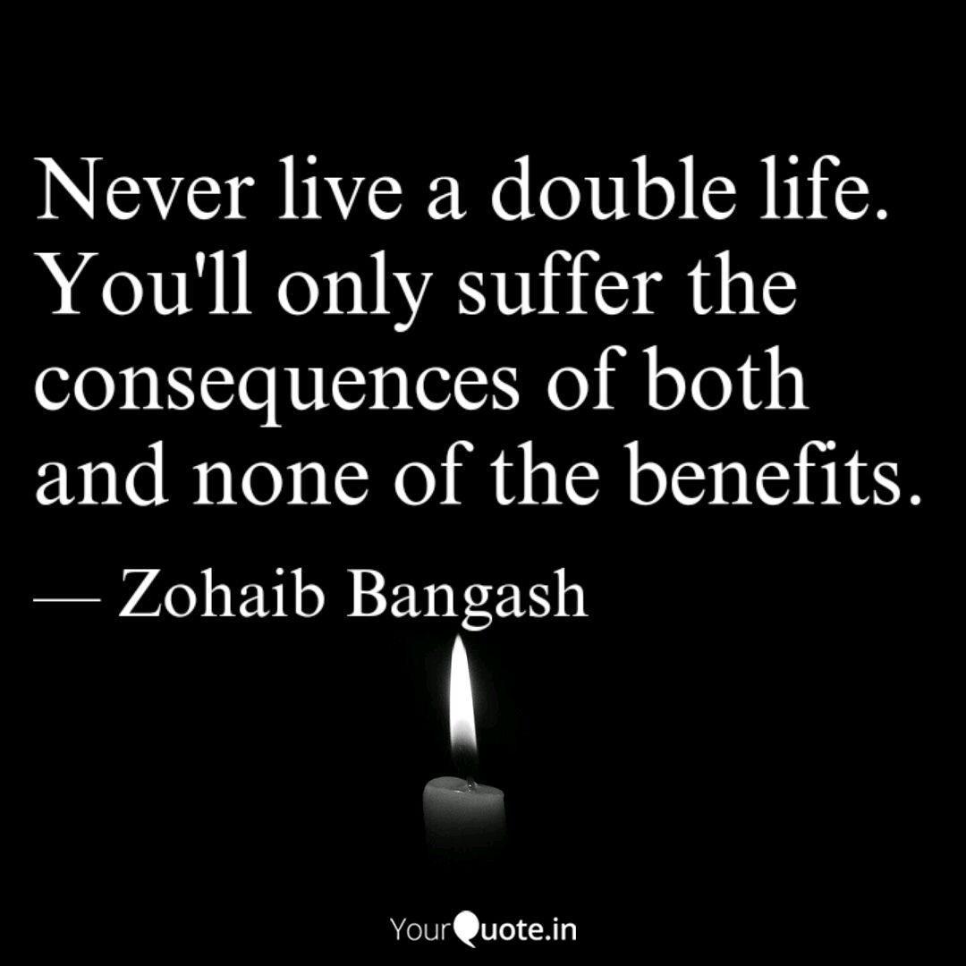 7886 120 double life quotes - 120 Life Love Short Quotes